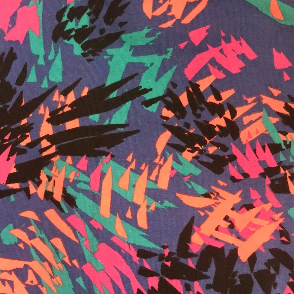 90’s style Printed Spandex Skirt - Picture 2 of 2